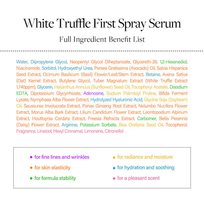 White Truffle First Spray Serum