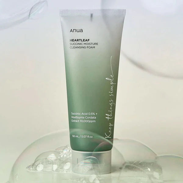 Heartleaf Succinic Moisture Cleansing Foam