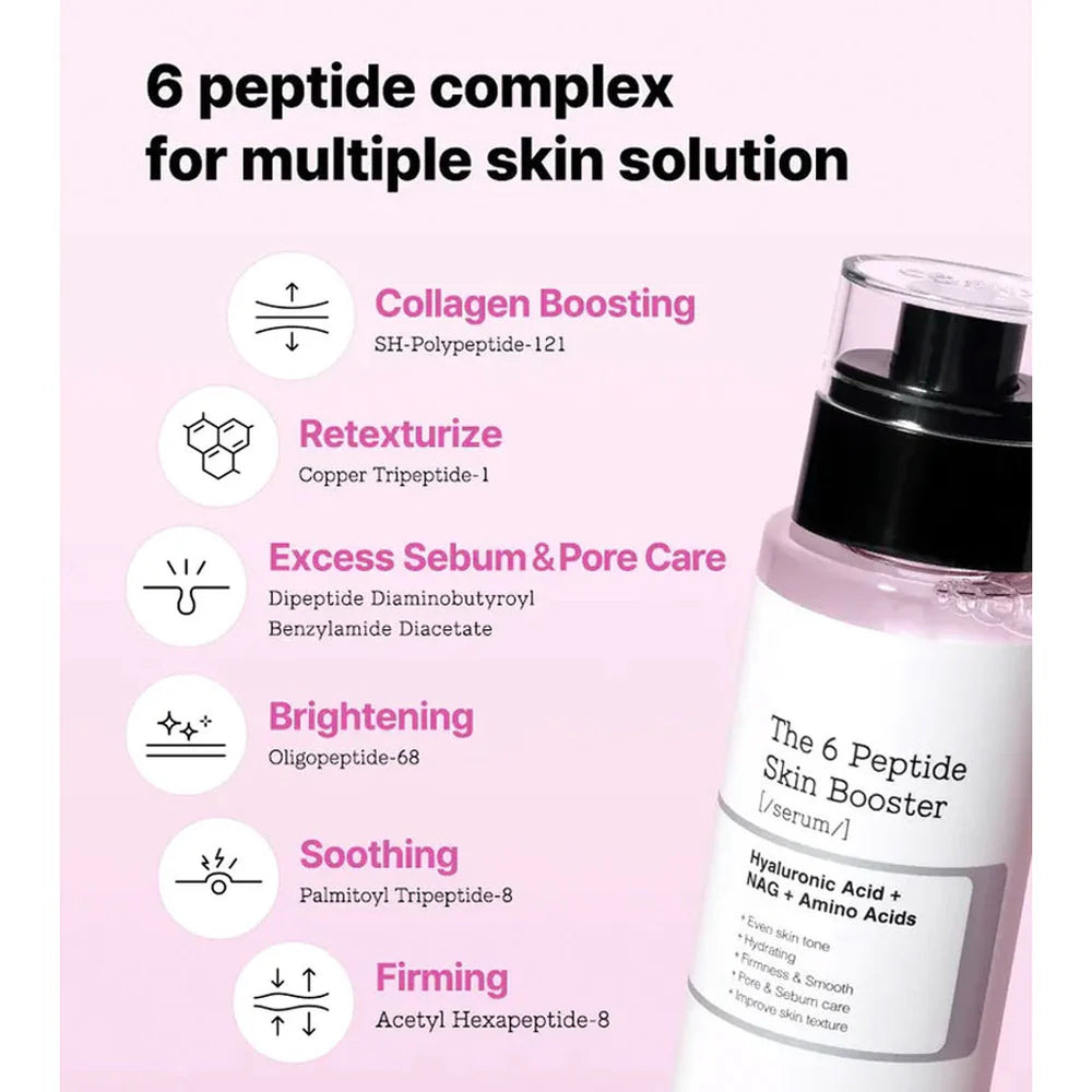 The 6 Peptide Skin Booster